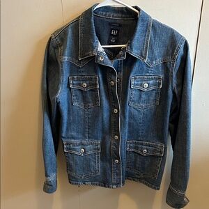 GAP Women's Stretch Blue Jean Jacket
